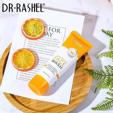 Dr.Rashel Vitamin C Brightening Face Wash 100g – Deep Cleansing, Anti-Aging & Radiant Glow